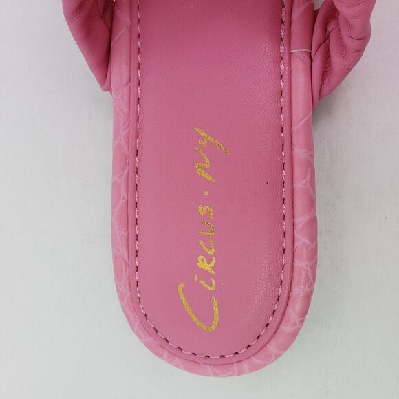 Circus By Sam Edelman Camara Womens Size 7 Pink Confetti Slip On Sandals H6131S1 - Picture 10 of 12